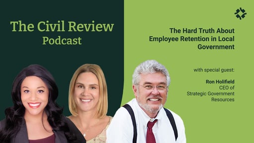 TCR Poster Ep 15 - The Hard Truth About Employee Retention in Local Government