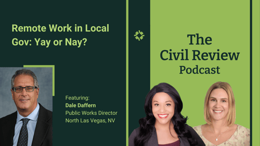TCR Poster Ep 16 - Remote work in local gov yay or nay speaker